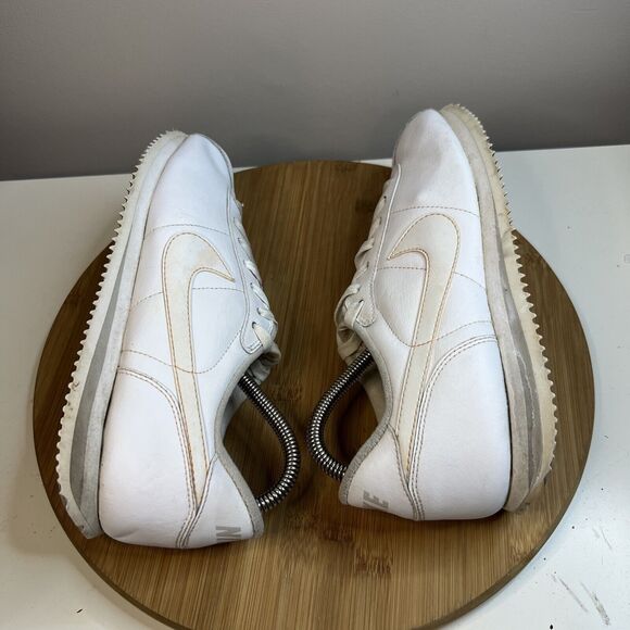 Nike Cortez 72 ‘08 Mens Size 7.5 White Leather Low Top Athletic Shoes 316418-113 - Picture 8 of 12